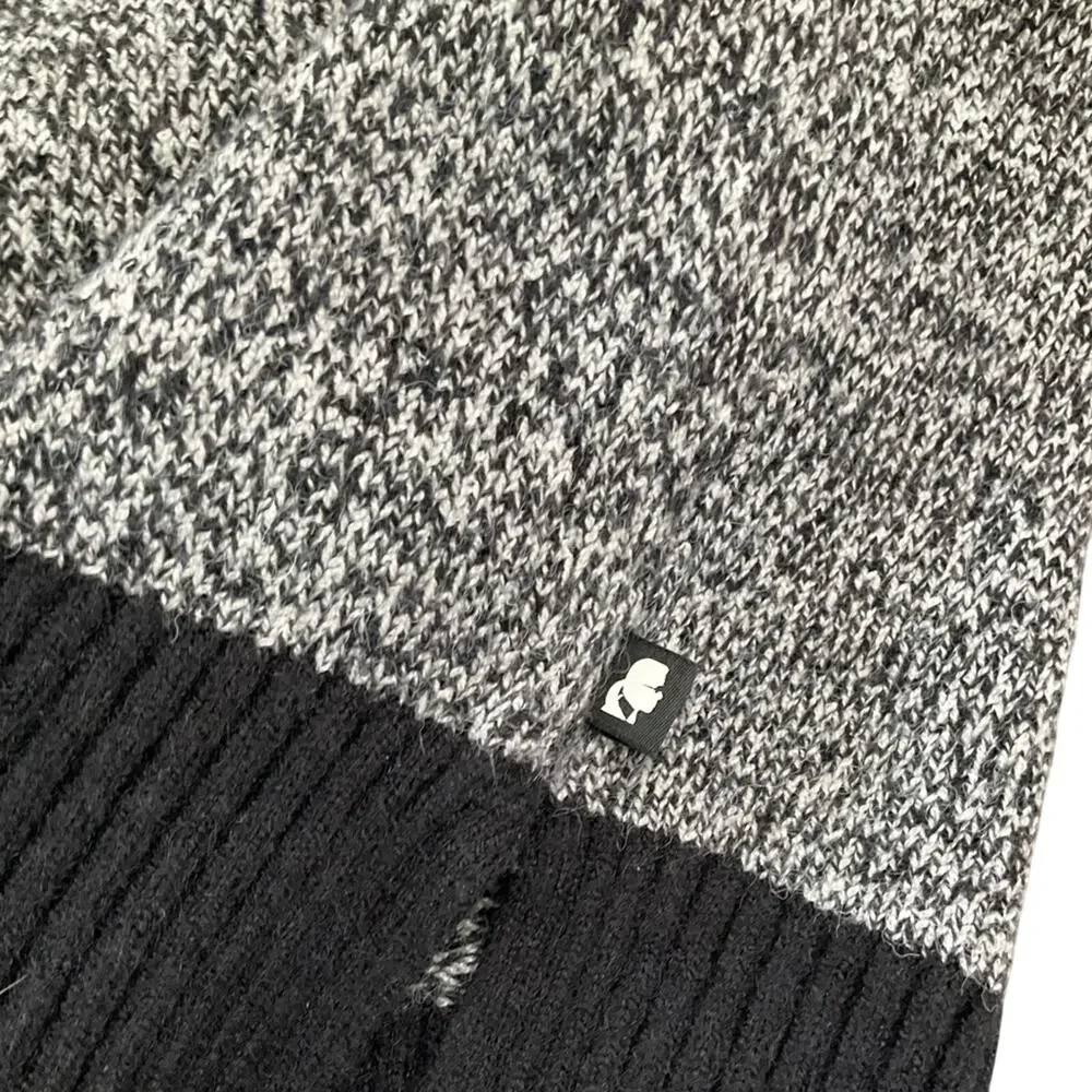 Karl Lagerfeld Paris Gray Sweater Size Large
